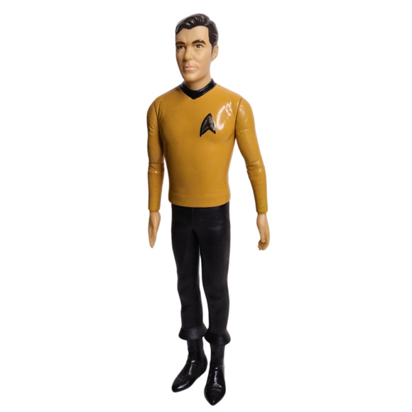1991 Hamilton Gifts Star Trek Captain Kirk 11" Vinyl Figure - Jointed - Picture 1 of 4